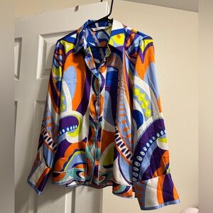 Zara Colorful Patterned Shirt